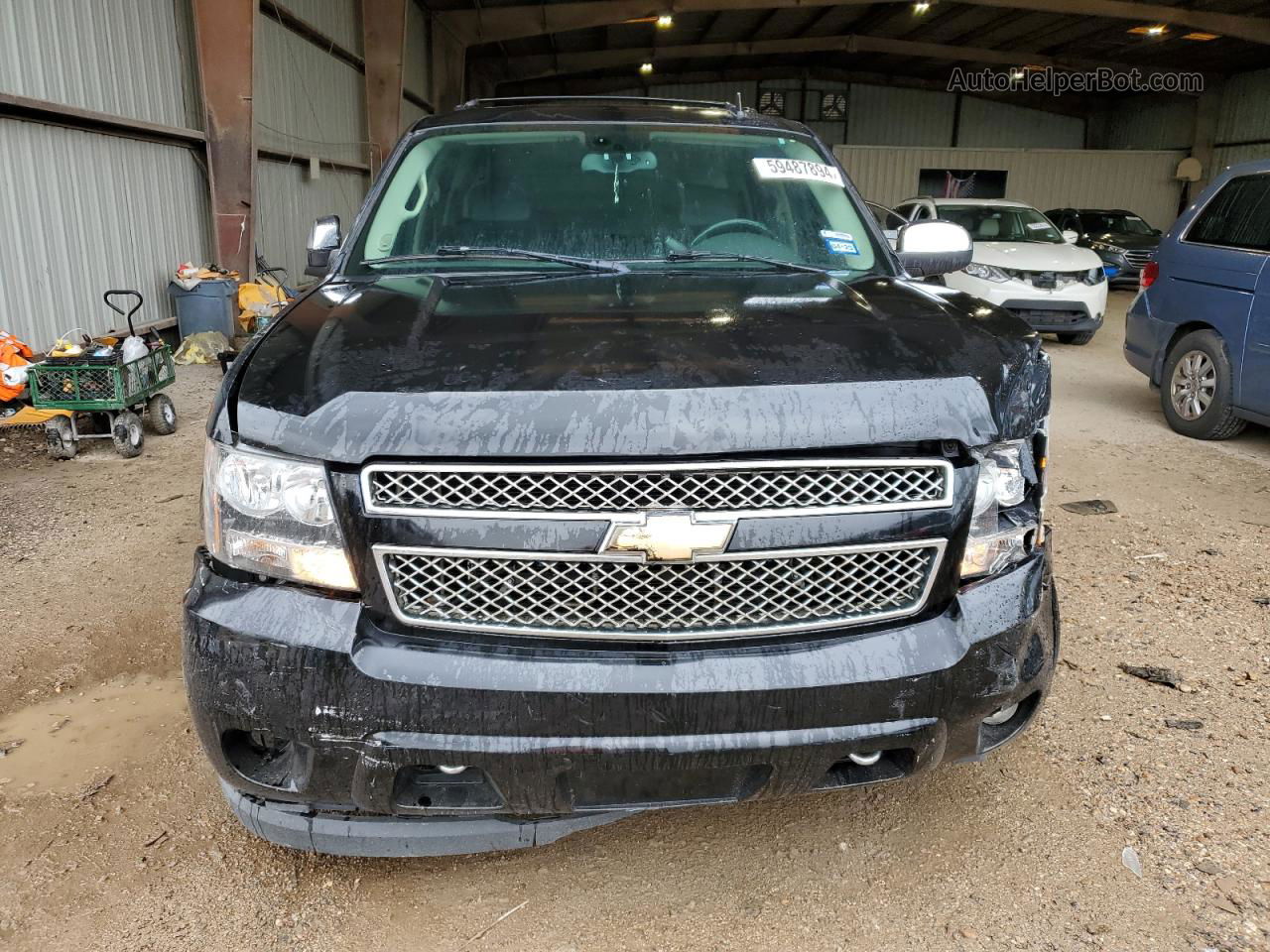 2007 Chevrolet Tahoe K1500 Black vin: 1GNFK13007J387229