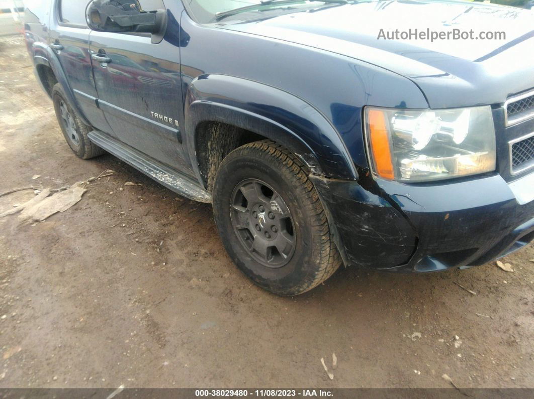 2007 Chevrolet Tahoe Lt Blue vin: 1GNFK13007R215560