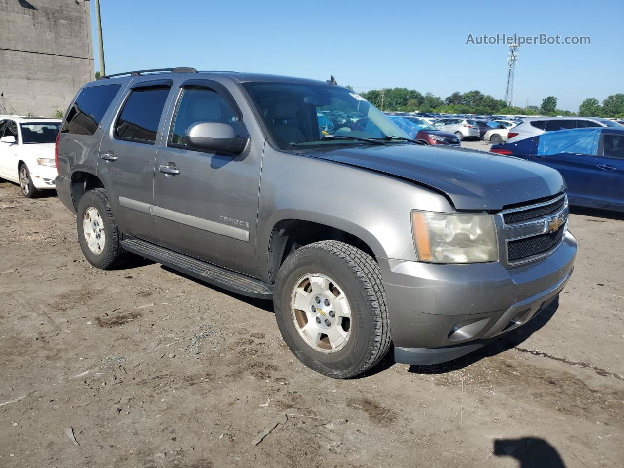 2007 Chevrolet Tahoe K1500 Gray vin: 1GNFK13007R248414