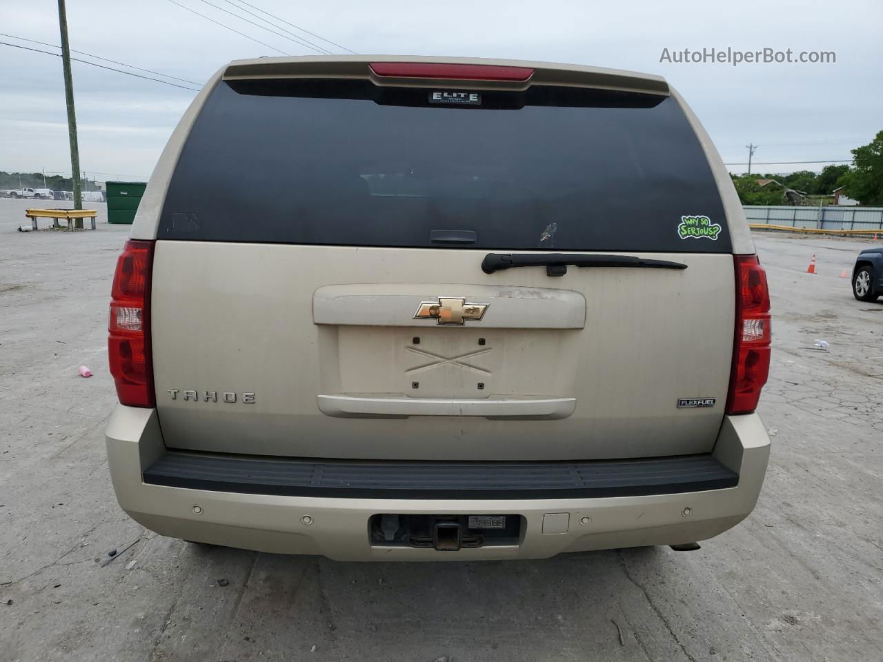 2007 Chevrolet Tahoe K1500 Beige vin: 1GNFK13007R359979