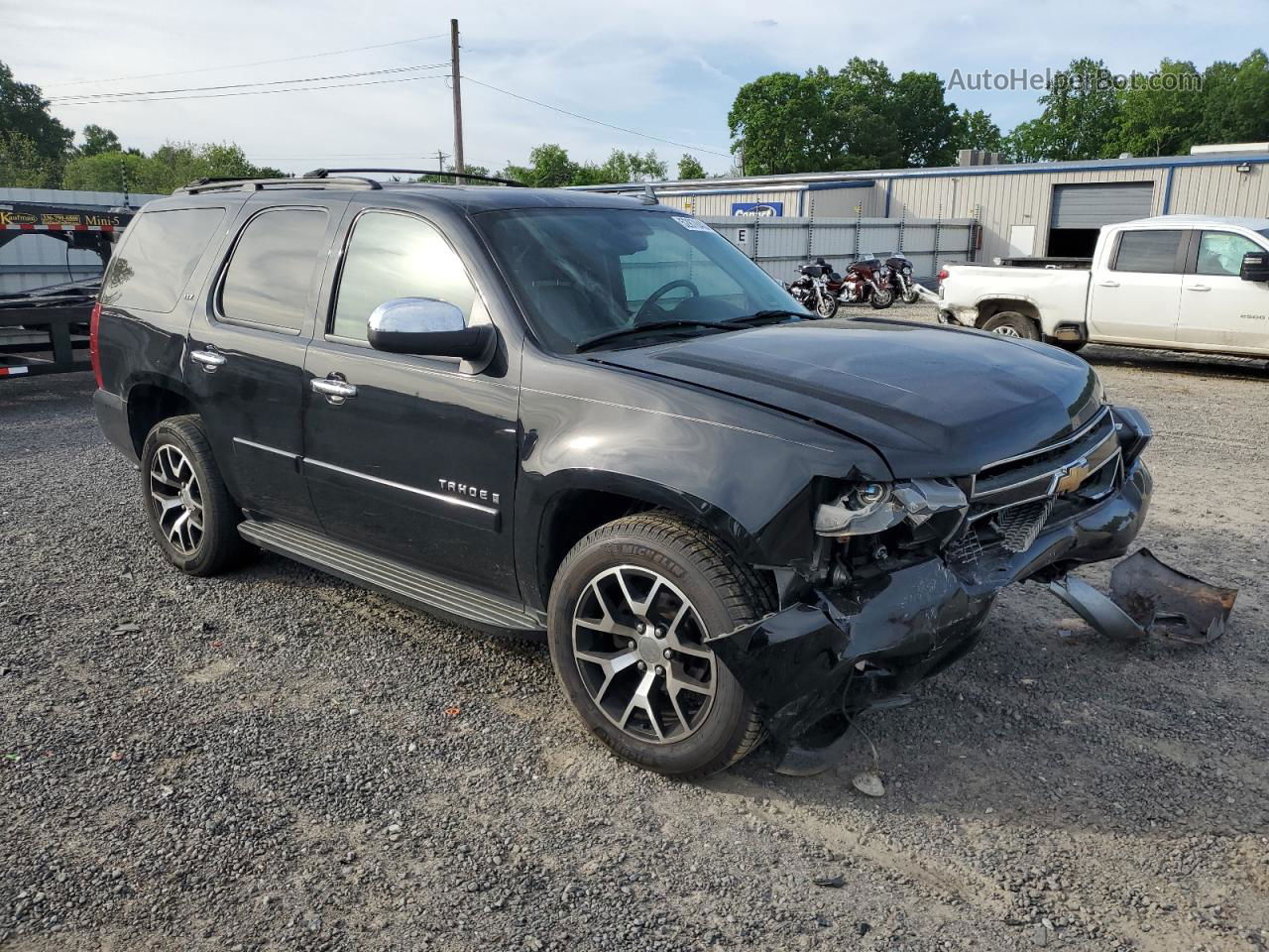 2007 Chevrolet Tahoe K1500 Black vin: 1GNFK13007R418545