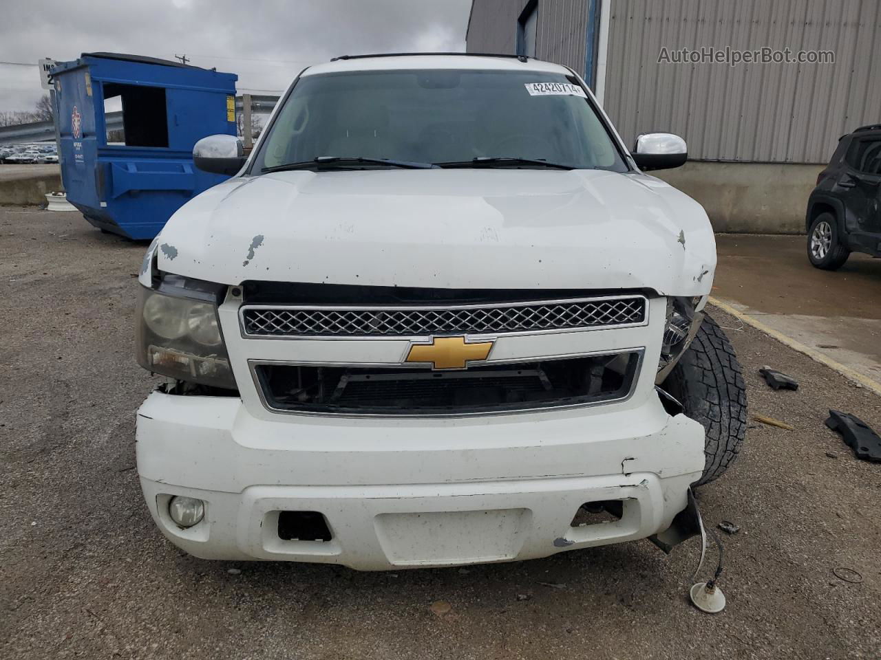 2007 Chevrolet Tahoe K1500 White vin: 1GNFK13017J330229