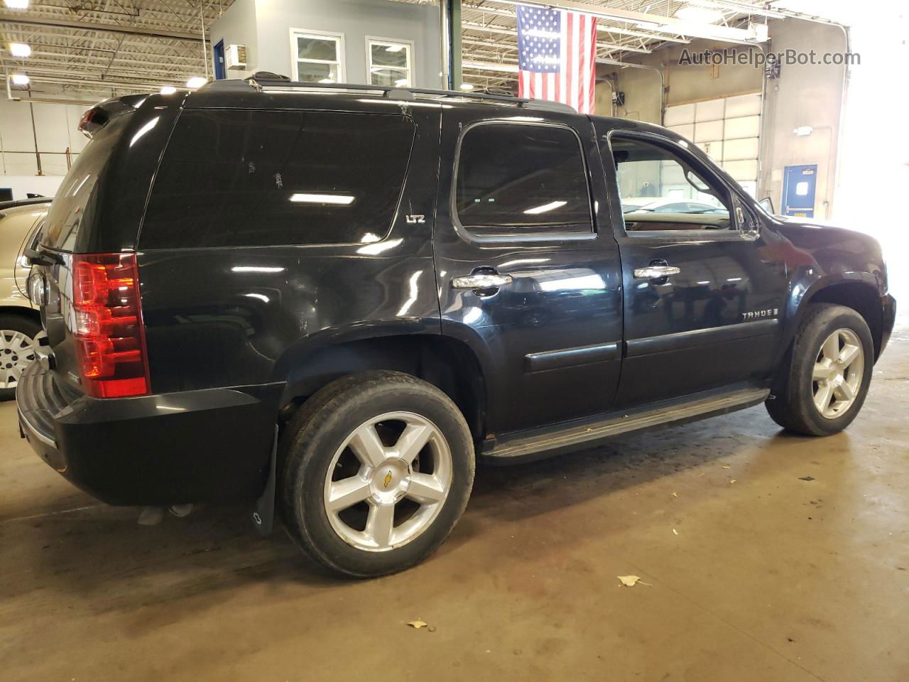 2007 Chevrolet Tahoe K1500 Black vin: 1GNFK13017J355468