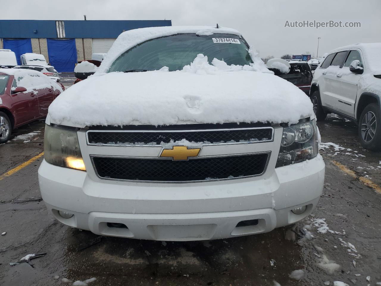 2007 Chevrolet Tahoe K1500 White vin: 1GNFK13017R109330