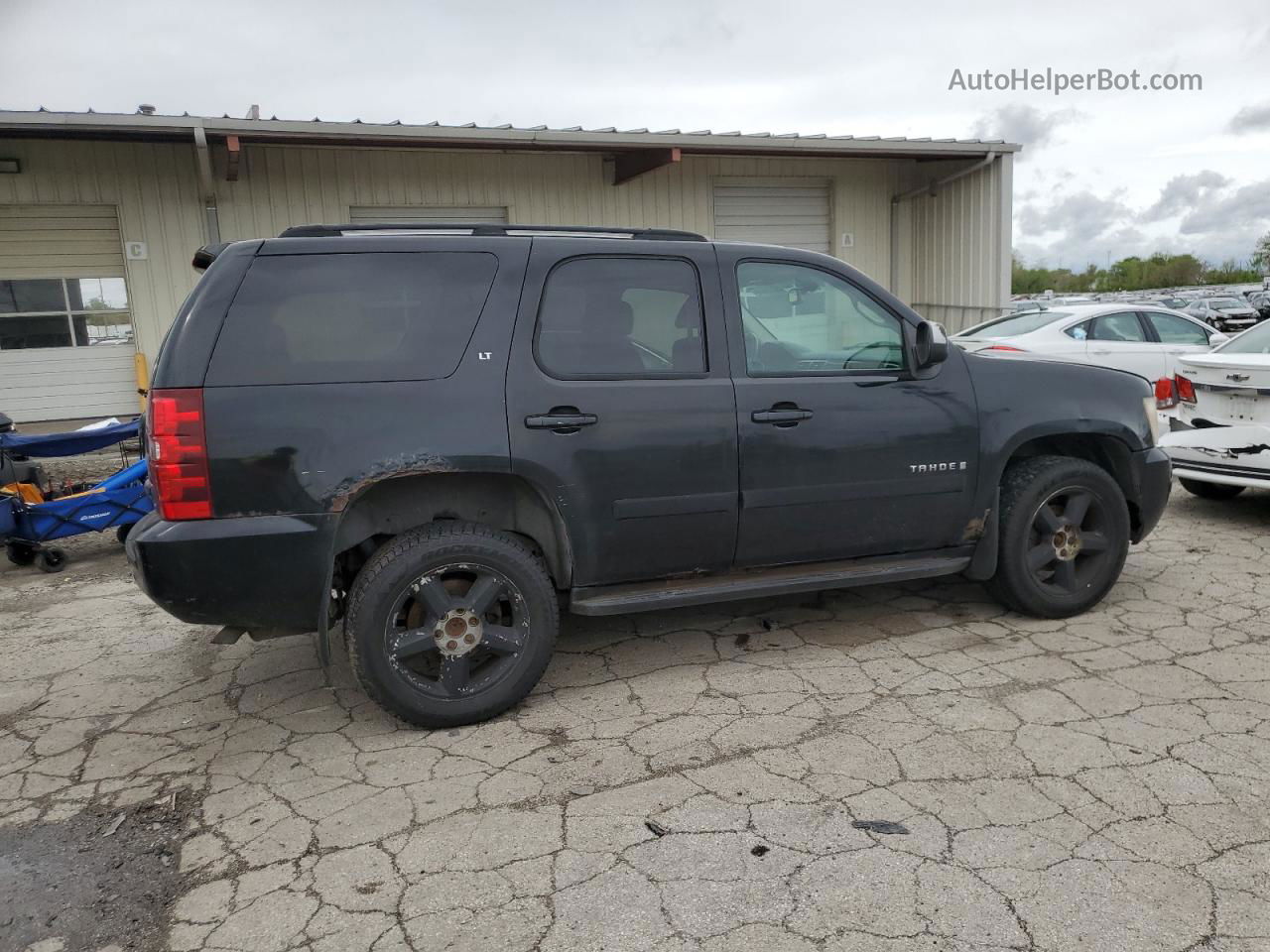 2007 Chevrolet Tahoe K1500 Black vin: 1GNFK13017R120067