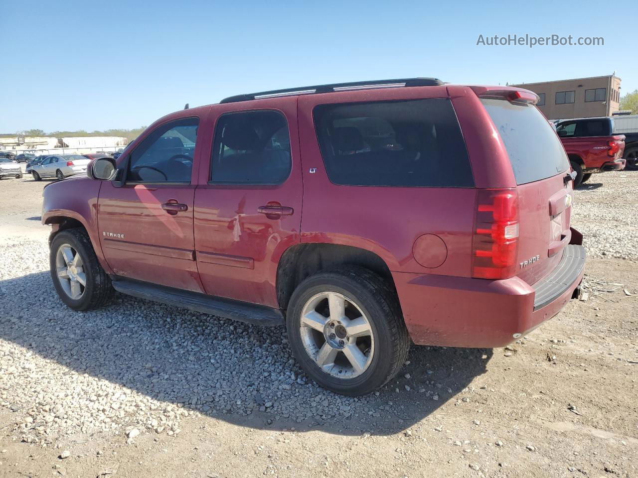 2007 Chevrolet Tahoe K1500 Red vin: 1GNFK13017R161475