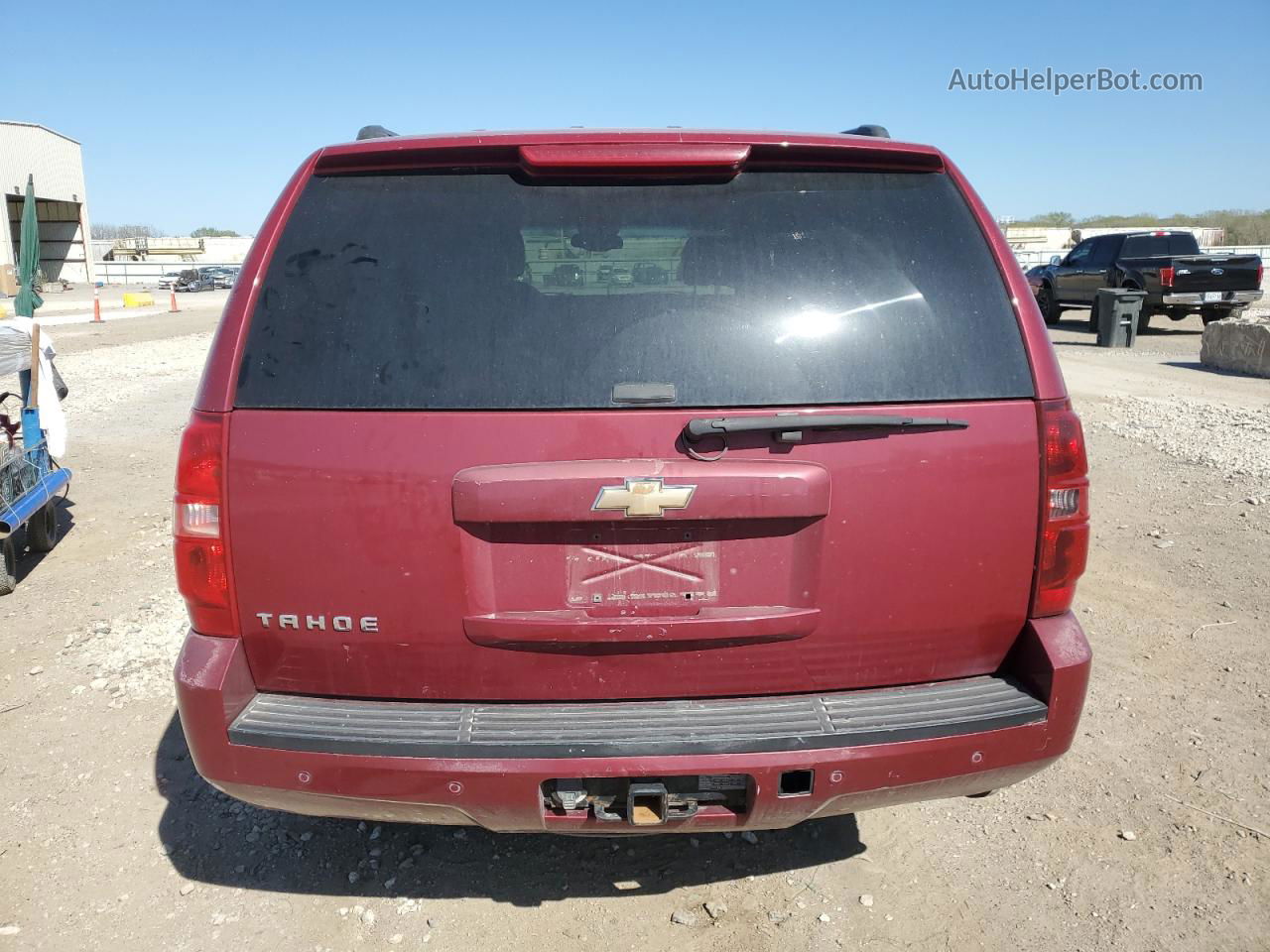 2007 Chevrolet Tahoe K1500 Red vin: 1GNFK13017R161475