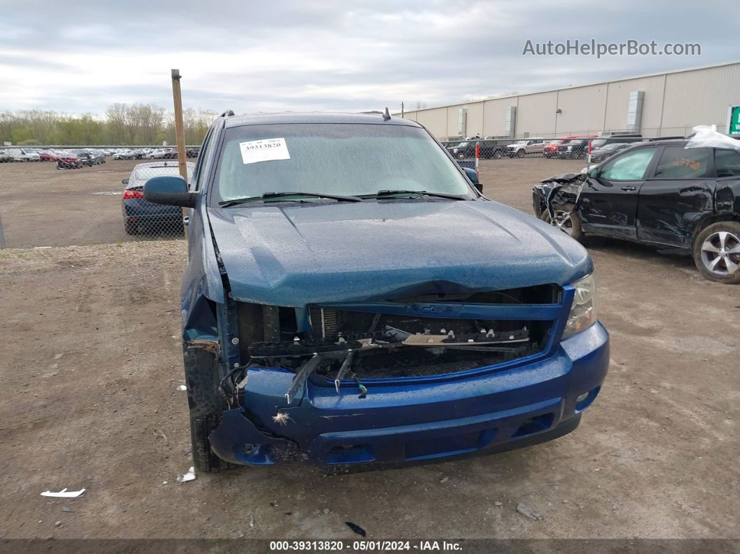 2007 Chevrolet Tahoe Ltz Blue vin: 1GNFK13017R230553