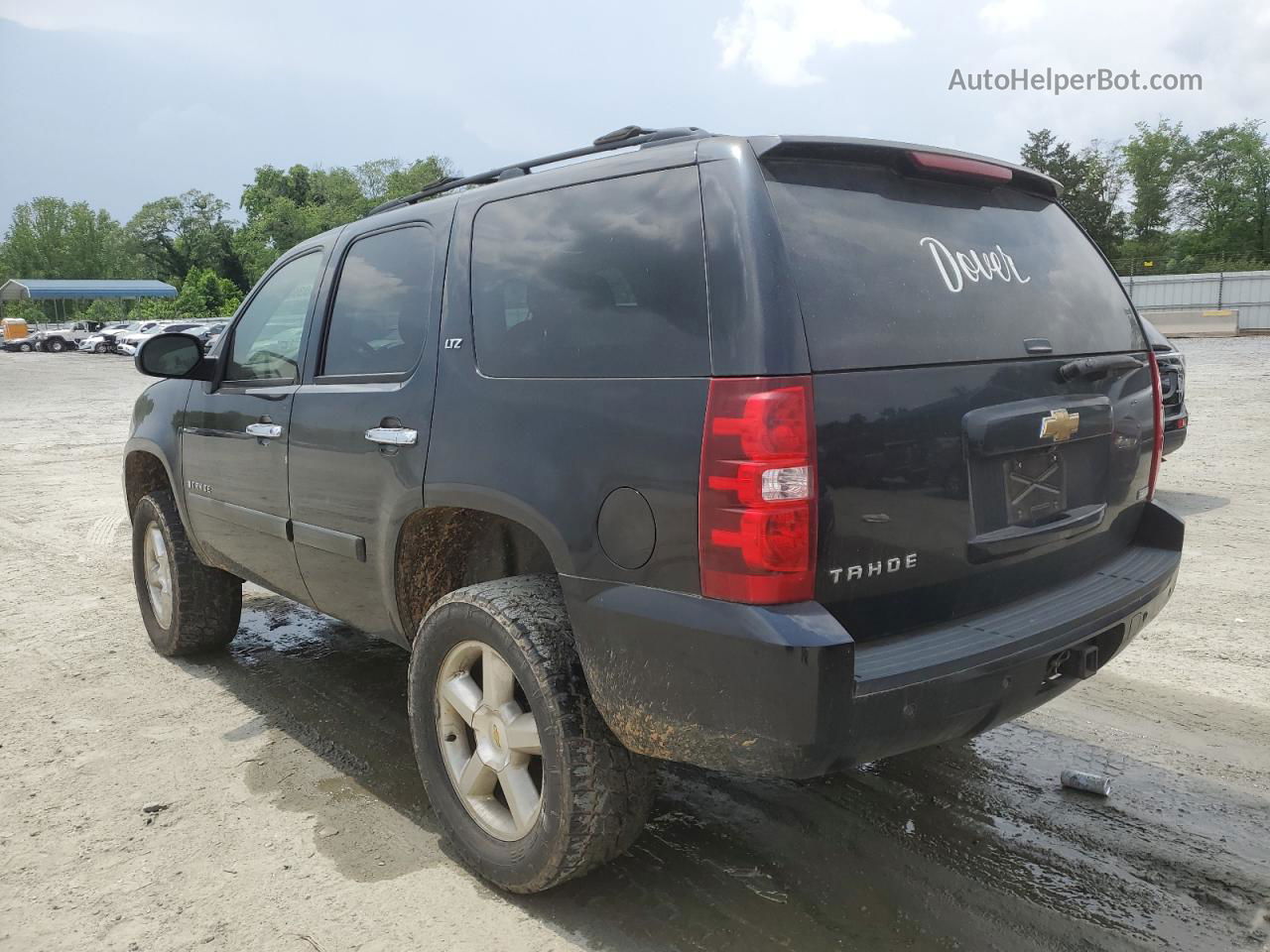 2007 Chevrolet Tahoe K1500 Black vin: 1GNFK13017R380646