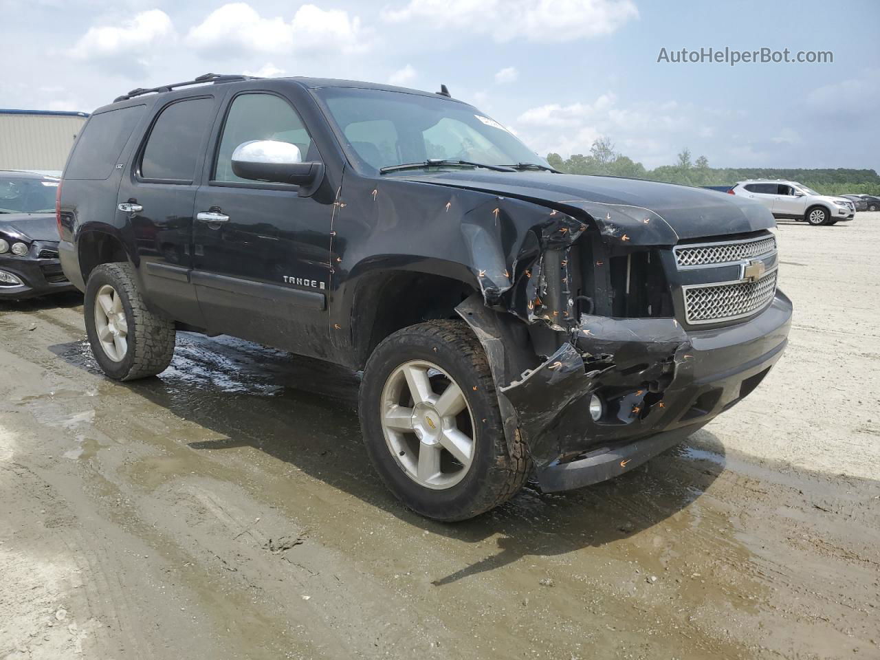 2007 Chevrolet Tahoe K1500 Black vin: 1GNFK13017R380646