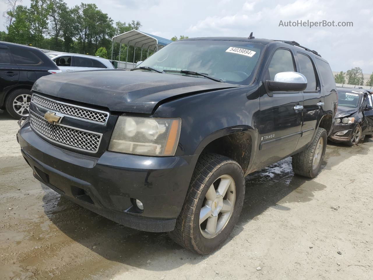 2007 Chevrolet Tahoe K1500 Black vin: 1GNFK13017R380646