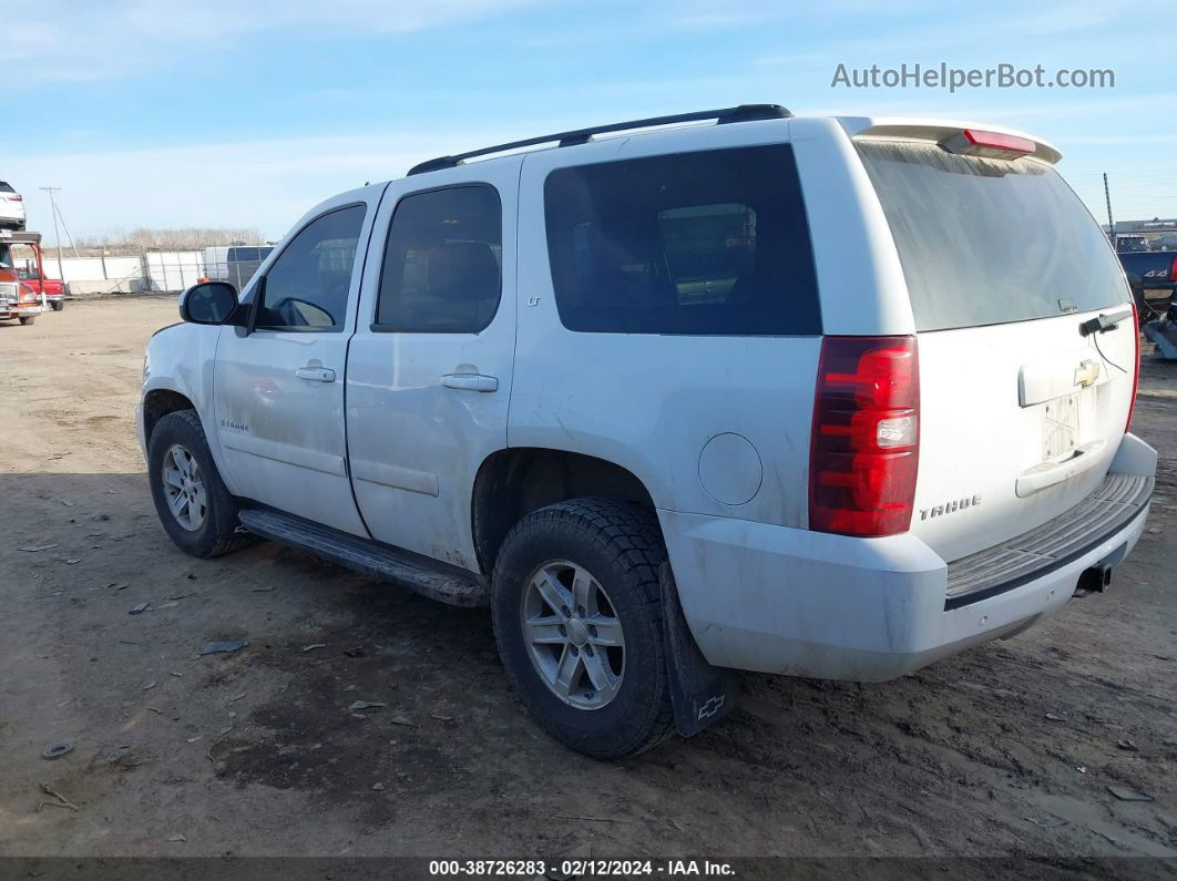 2007 Chevrolet Tahoe Lt White vin: 1GNFK13027J117645