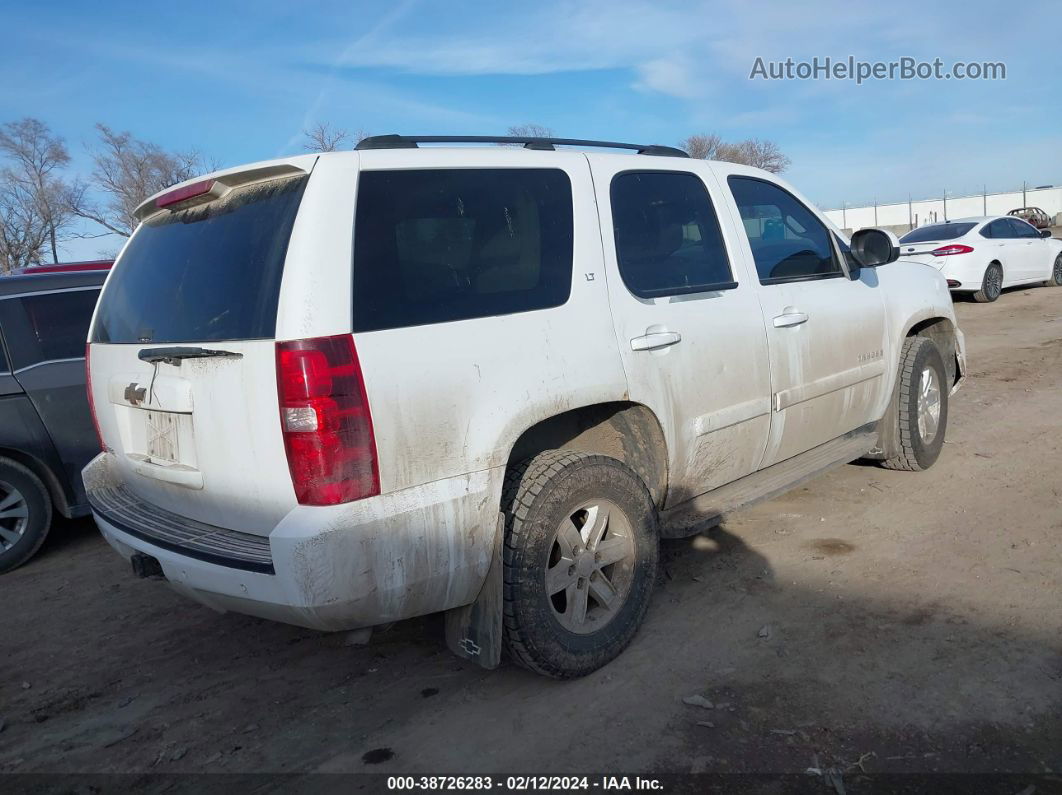 2007 Chevrolet Tahoe Lt White vin: 1GNFK13027J117645