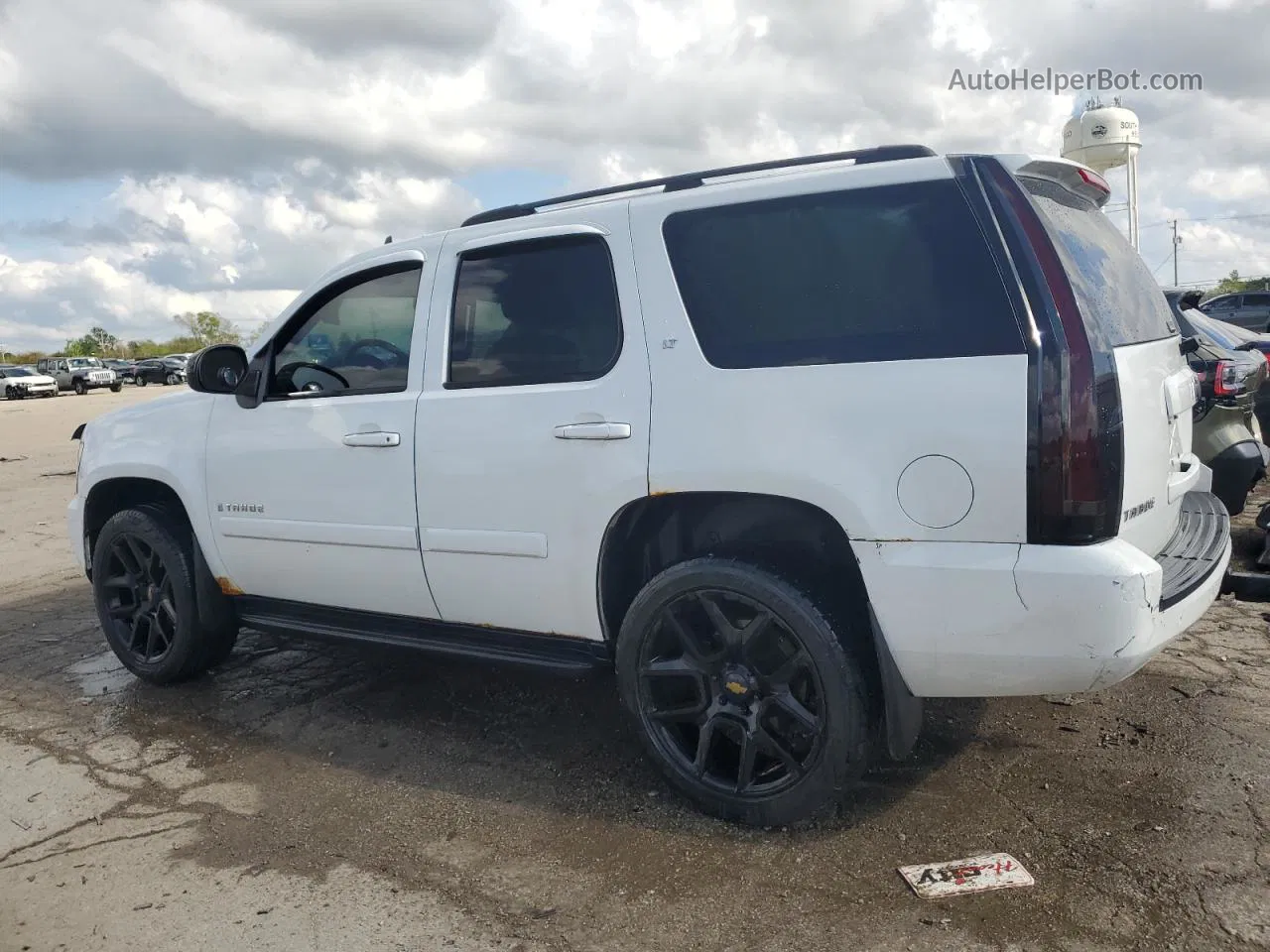 2007 Chevrolet Tahoe K1500 White vin: 1GNFK13027J142044