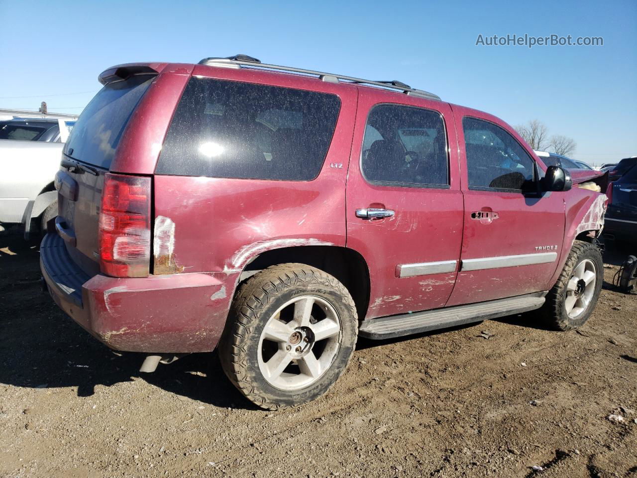 2007 Chevrolet Tahoe K1500 Красный vin: 1GNFK13027J364471