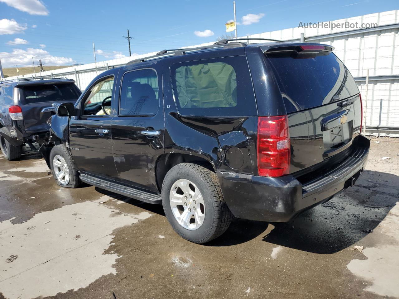 2007 Chevrolet Tahoe K1500 Black vin: 1GNFK13027R126122