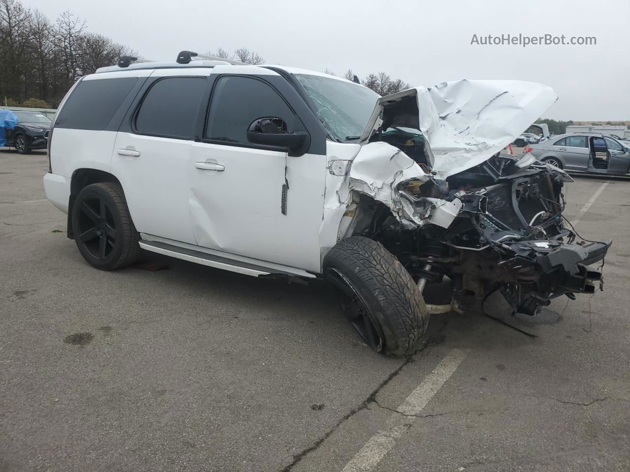 2007 Chevrolet Tahoe K1500 White vin: 1GNFK13027R190077