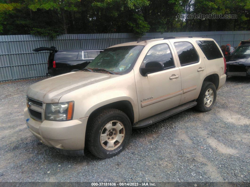 2007 Chevrolet Tahoe Lt Beige vin: 1GNFK13027R208044