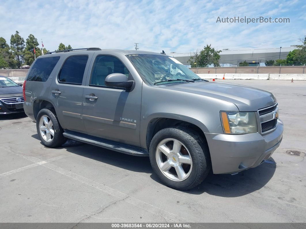 2007 Chevrolet Tahoe Ltz Gray vin: 1GNFK13037J155028