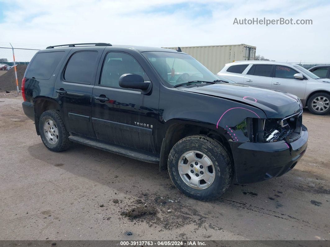 2007 Chevrolet Tahoe Lt Black vin: 1GNFK13037J399214