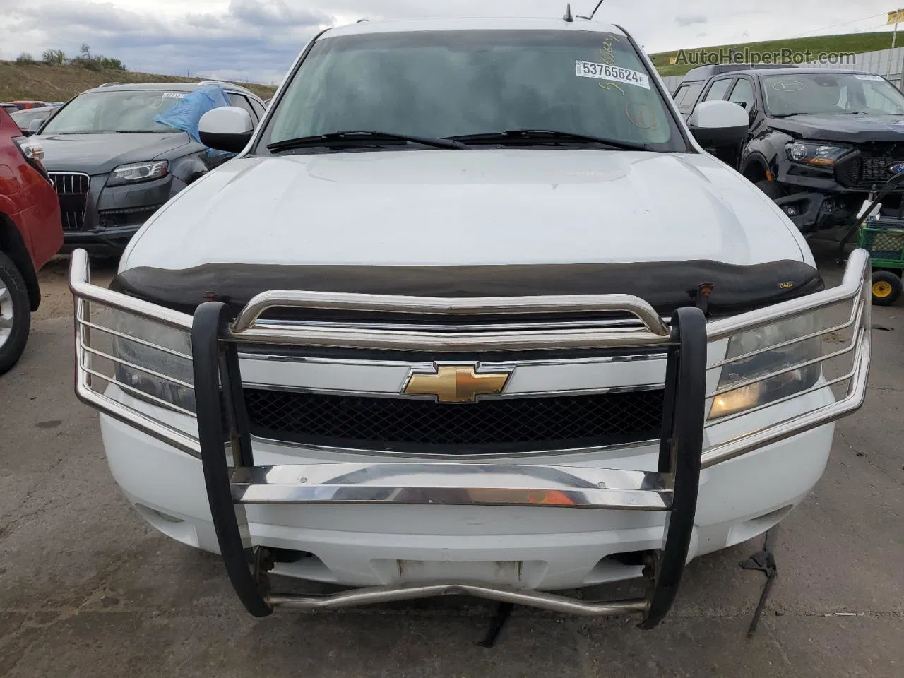 2007 Chevrolet Tahoe K1500 White vin: 1GNFK13037R117400