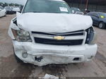 2007 Chevrolet Tahoe Ltz White vin: 1GNFK13037R130390