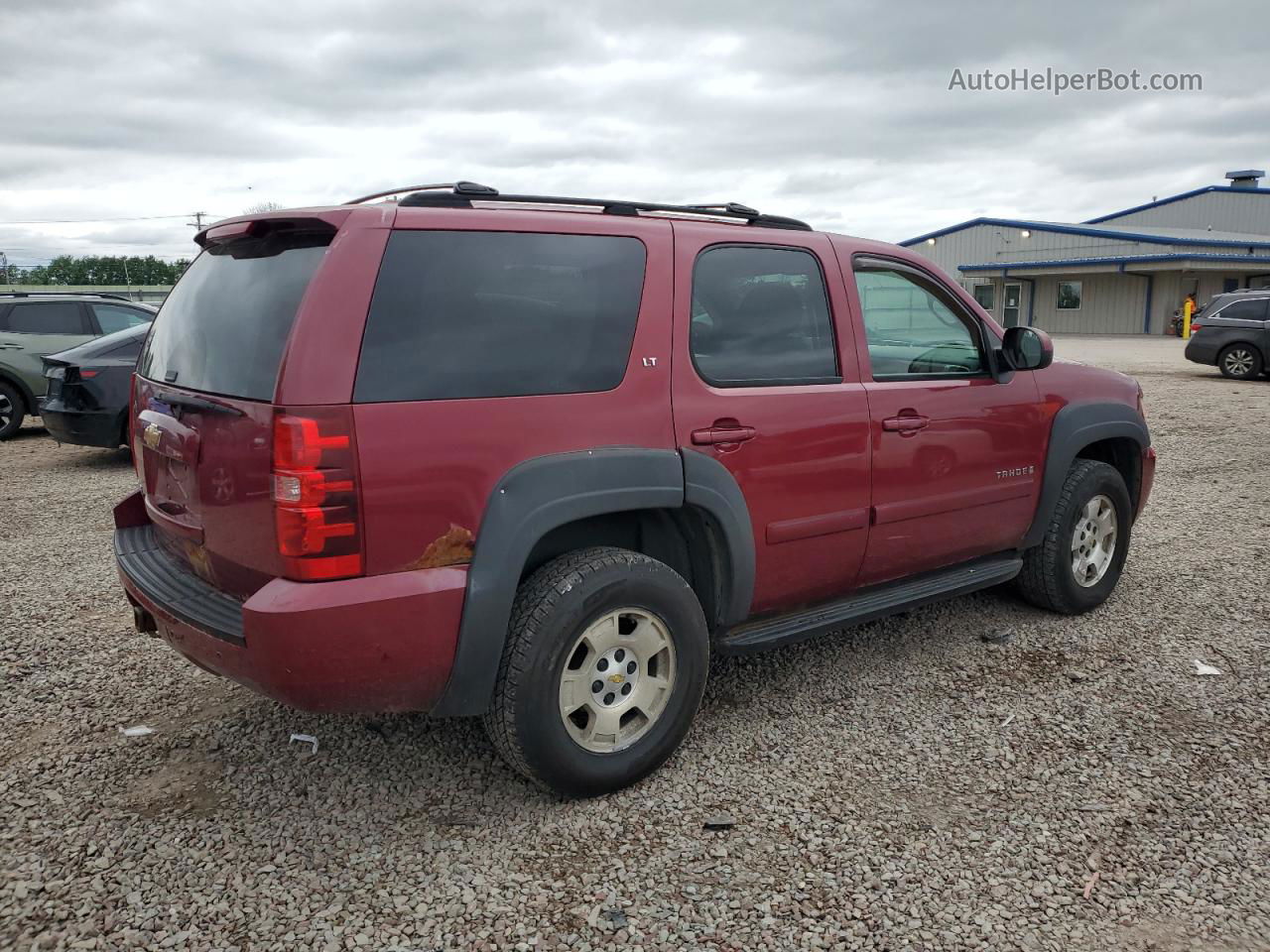 2007 Chevrolet Tahoe K1500 Maroon vin: 1GNFK13037R157606