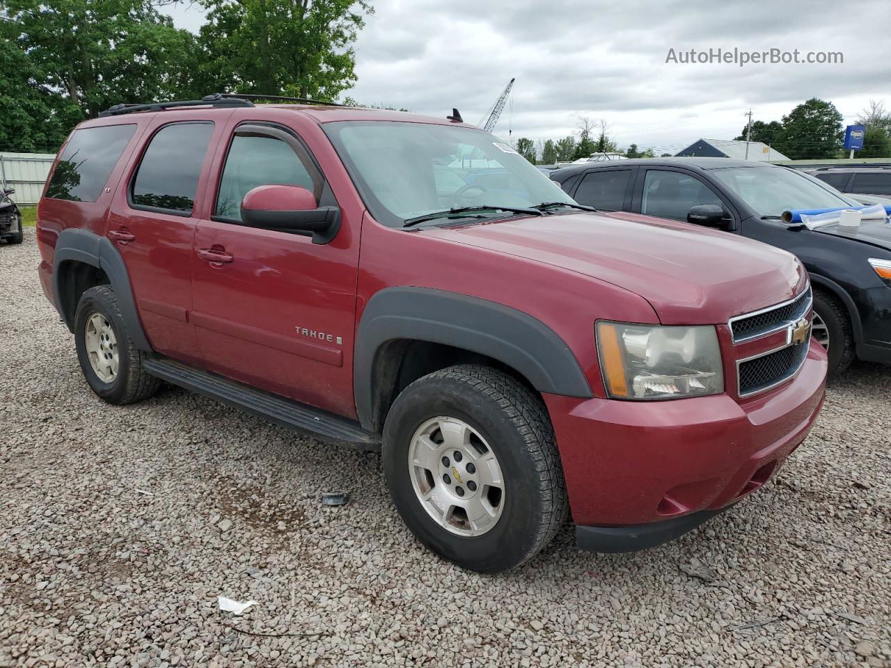 2007 Chevrolet Tahoe K1500 Maroon vin: 1GNFK13037R157606