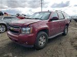 2007 Chevrolet Tahoe K1500 Red vin: 1GNFK13037R292004