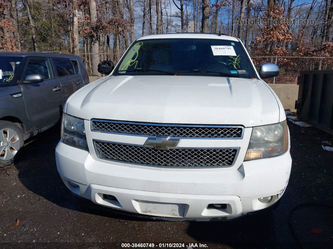 2007 Chevrolet Tahoe Ltz White vin: 1GNFK13037R335997