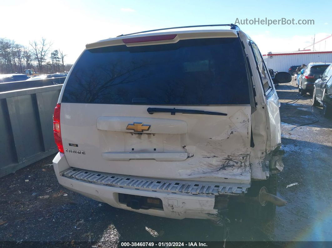 2007 Chevrolet Tahoe Ltz White vin: 1GNFK13037R335997