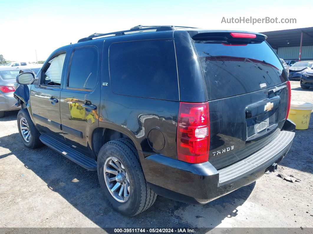 2007 Chevrolet Tahoe Ltz Black vin: 1GNFK13047J149268