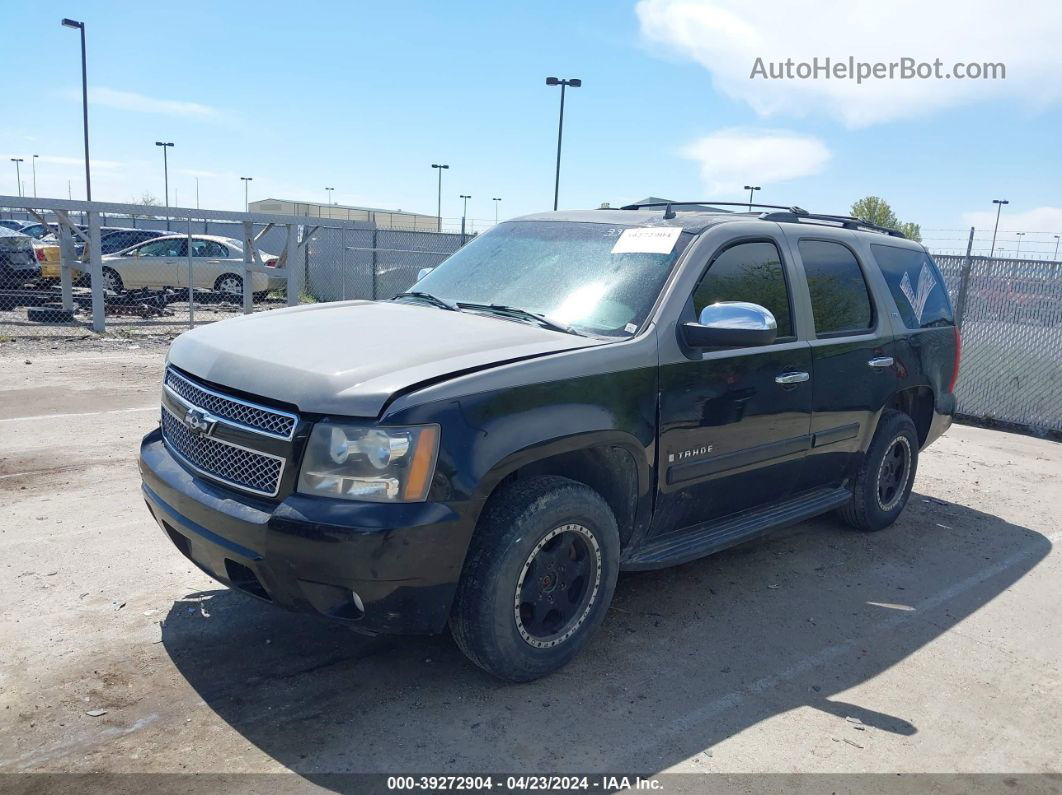 2007 Chevrolet Tahoe Ltz Black vin: 1GNFK13047J353276