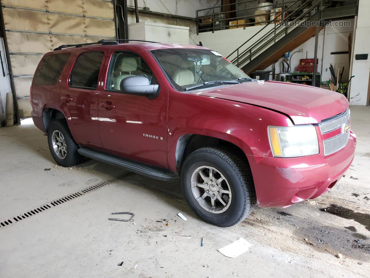 2007 Chevrolet Tahoe K1500 Maroon vin: 1GNFK13047R121925