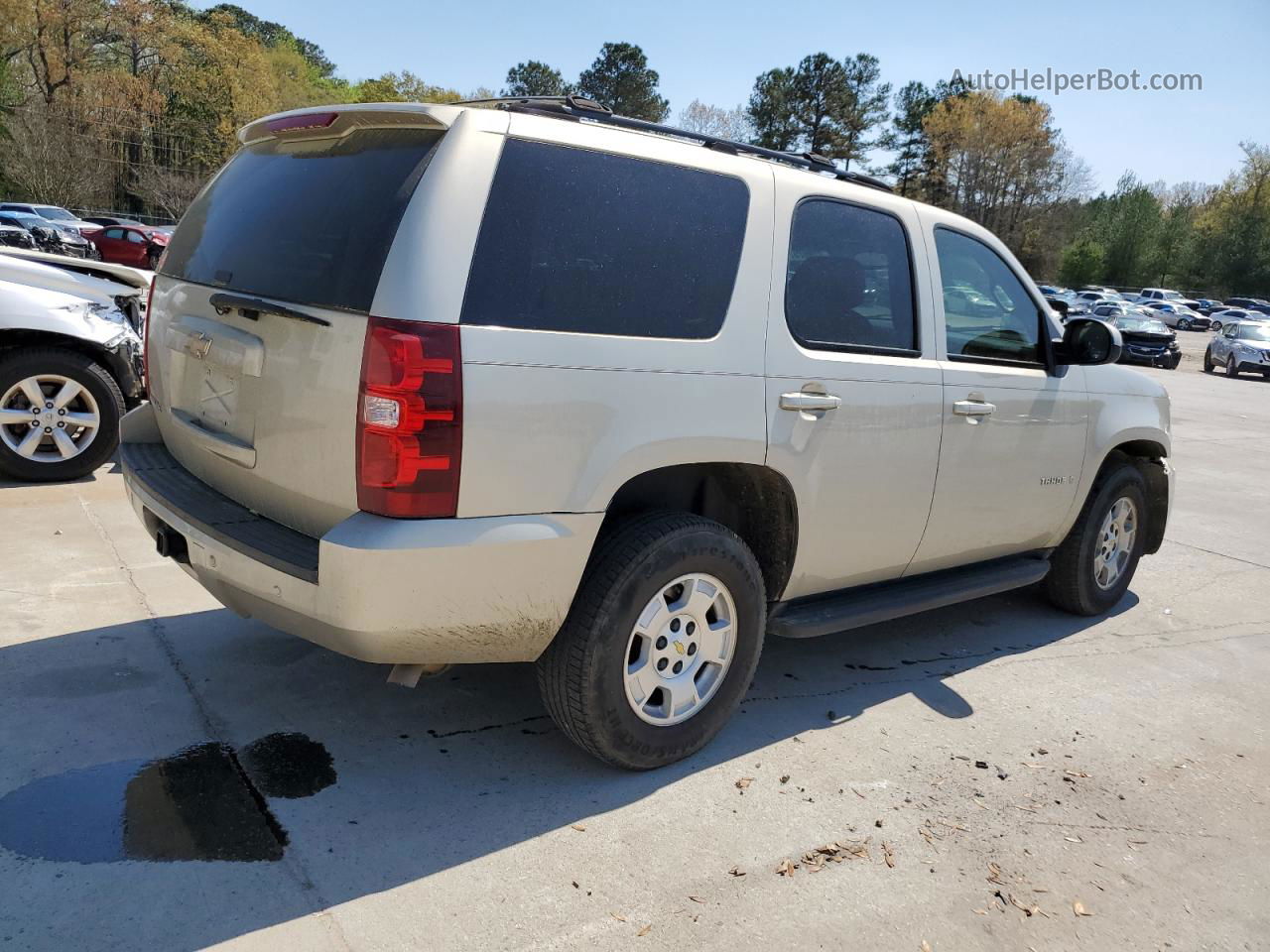 2007 Chevrolet Tahoe K1500 Желто-коричневый vin: 1GNFK13047R150602