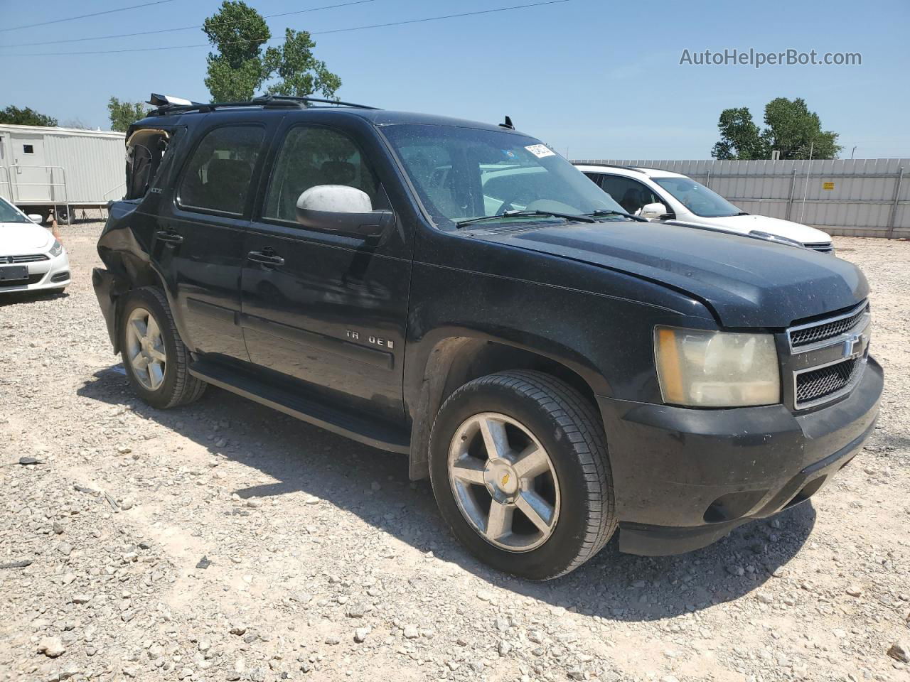 2007 Chevrolet Tahoe K1500 Black vin: 1GNFK13047R185219