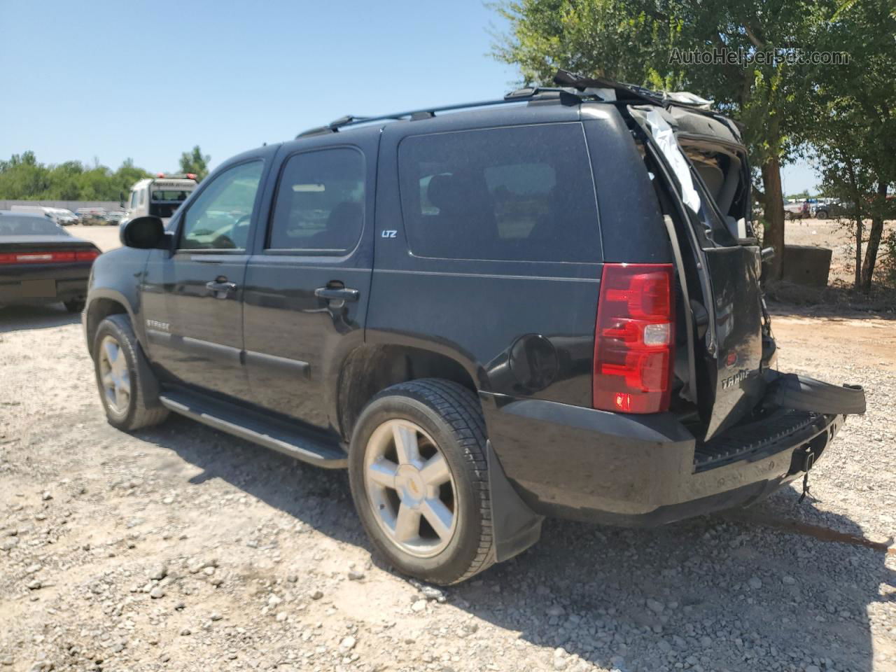 2007 Chevrolet Tahoe K1500 Black vin: 1GNFK13047R185219