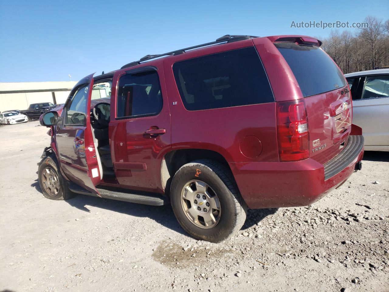 2007 Chevrolet Tahoe K1500 Red vin: 1GNFK13057J111550