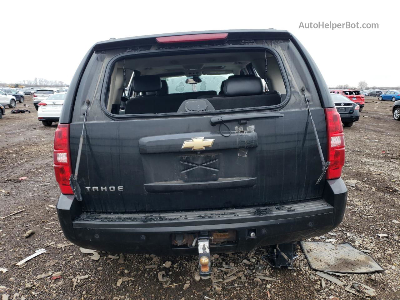 2007 Chevrolet Tahoe K1500 Black vin: 1GNFK13057J136948