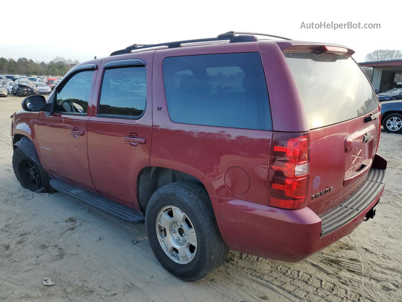 2007 Chevrolet Tahoe K1500 Burgundy vin: 1GNFK13057J143429