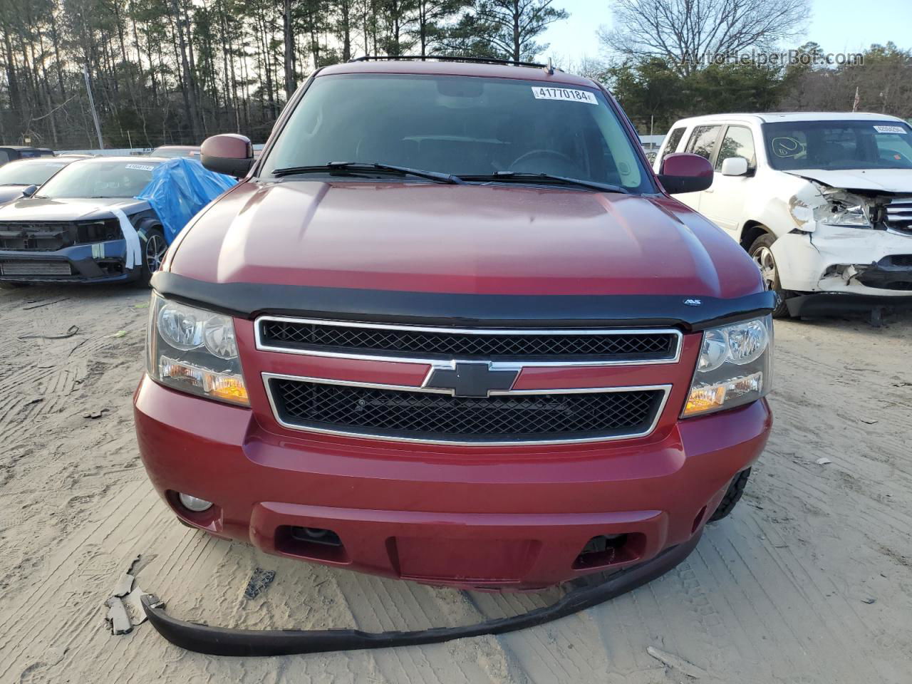 2007 Chevrolet Tahoe K1500 Burgundy vin: 1GNFK13057J143429