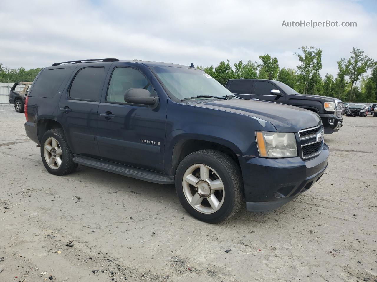 2007 Chevrolet Tahoe K1500 Blue vin: 1GNFK13057J273761