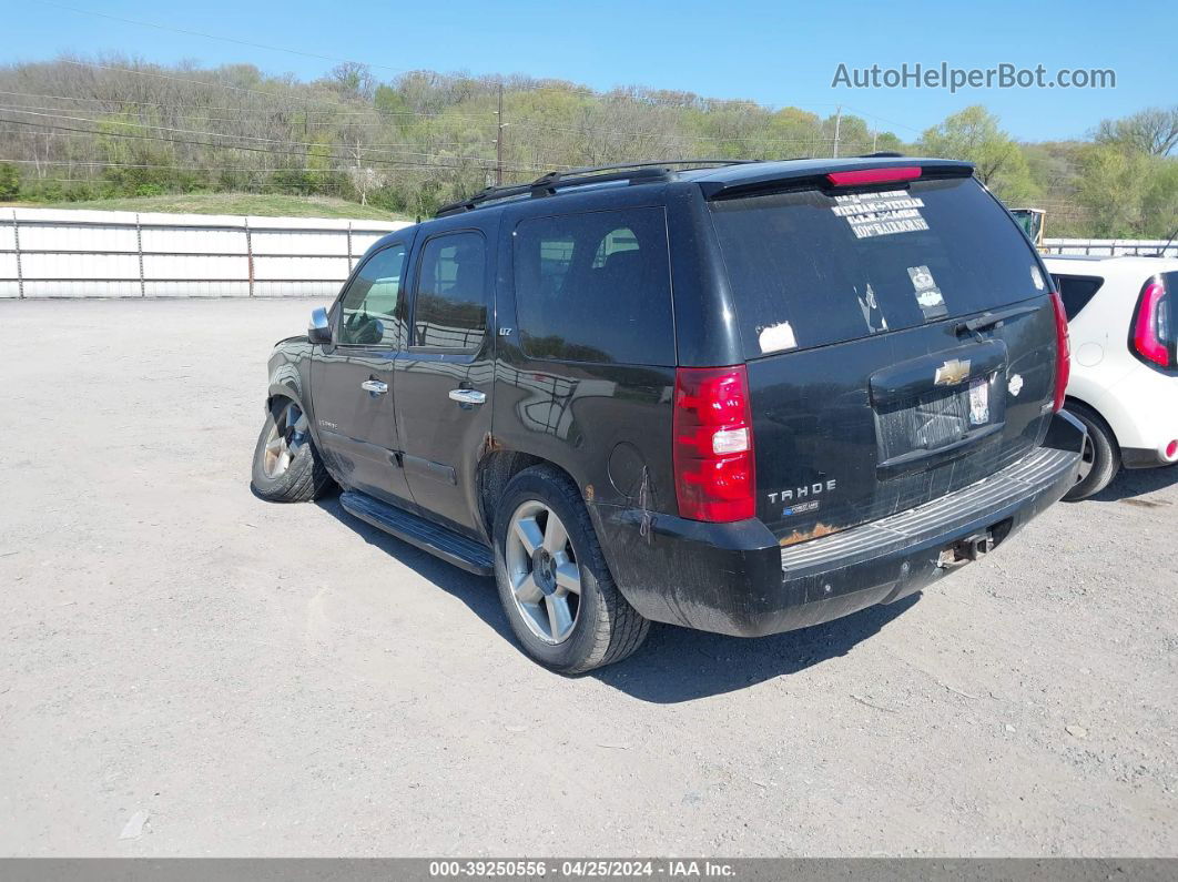 2007 Chevrolet Tahoe Ltz Black vin: 1GNFK13057J299406