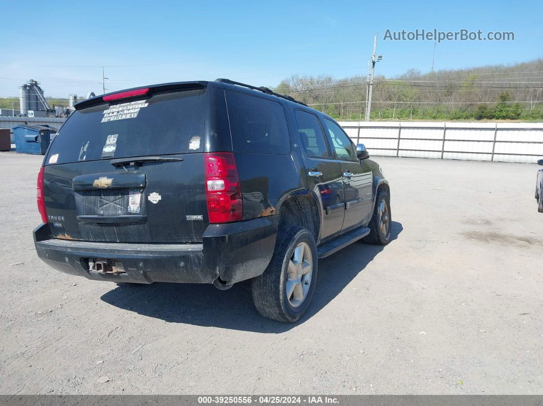 2007 Chevrolet Tahoe Ltz Black vin: 1GNFK13057J299406