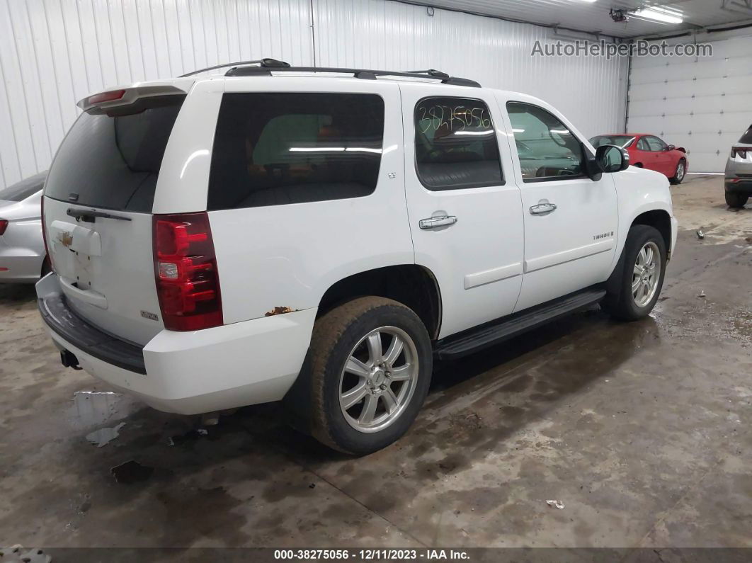 2007 Chevrolet Tahoe Lt White vin: 1GNFK13057J318164