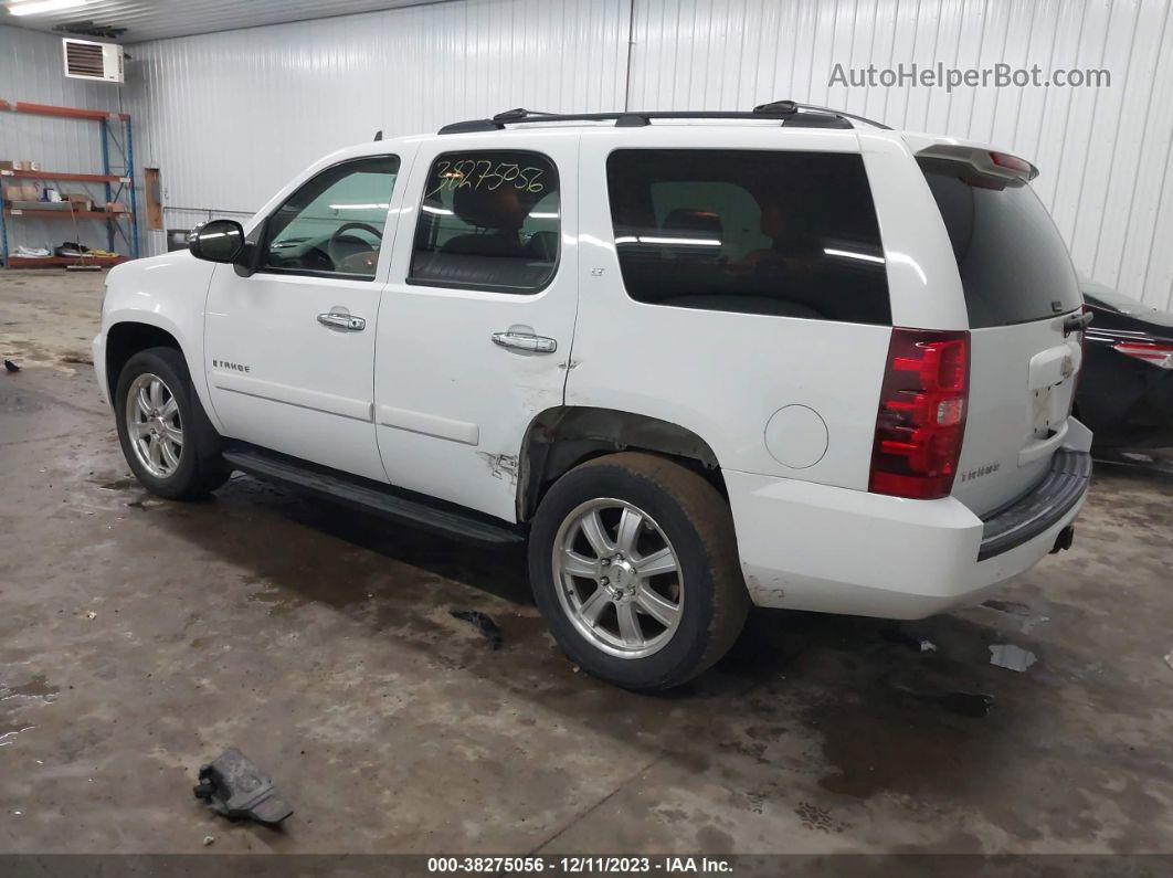 2007 Chevrolet Tahoe Lt White vin: 1GNFK13057J318164