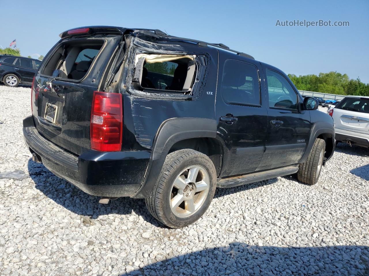 2007 Chevrolet Tahoe K1500 Black vin: 1GNFK13057R148826