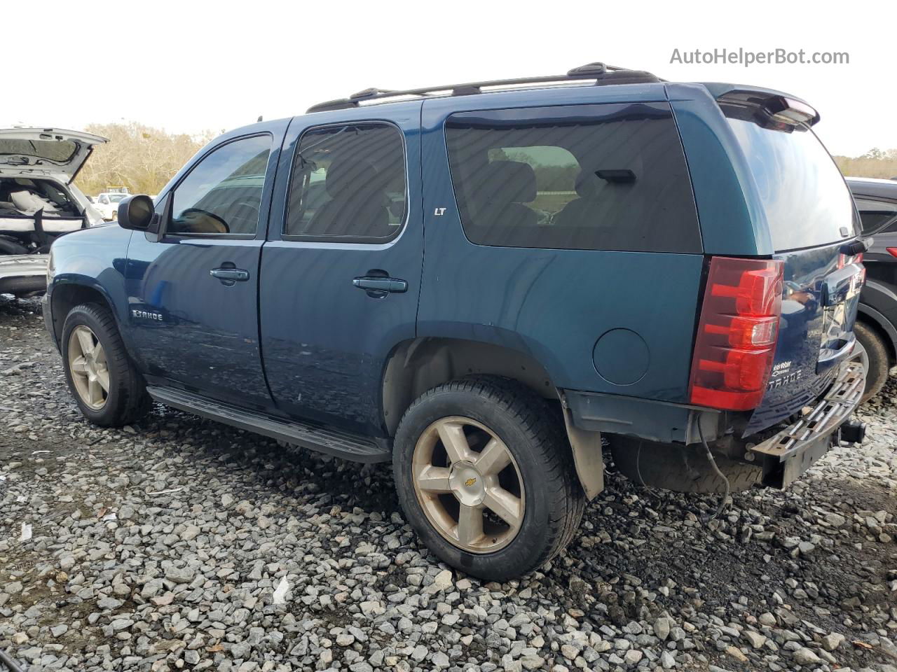 2007 Chevrolet Tahoe K1500 Blue vin: 1GNFK13057R199128