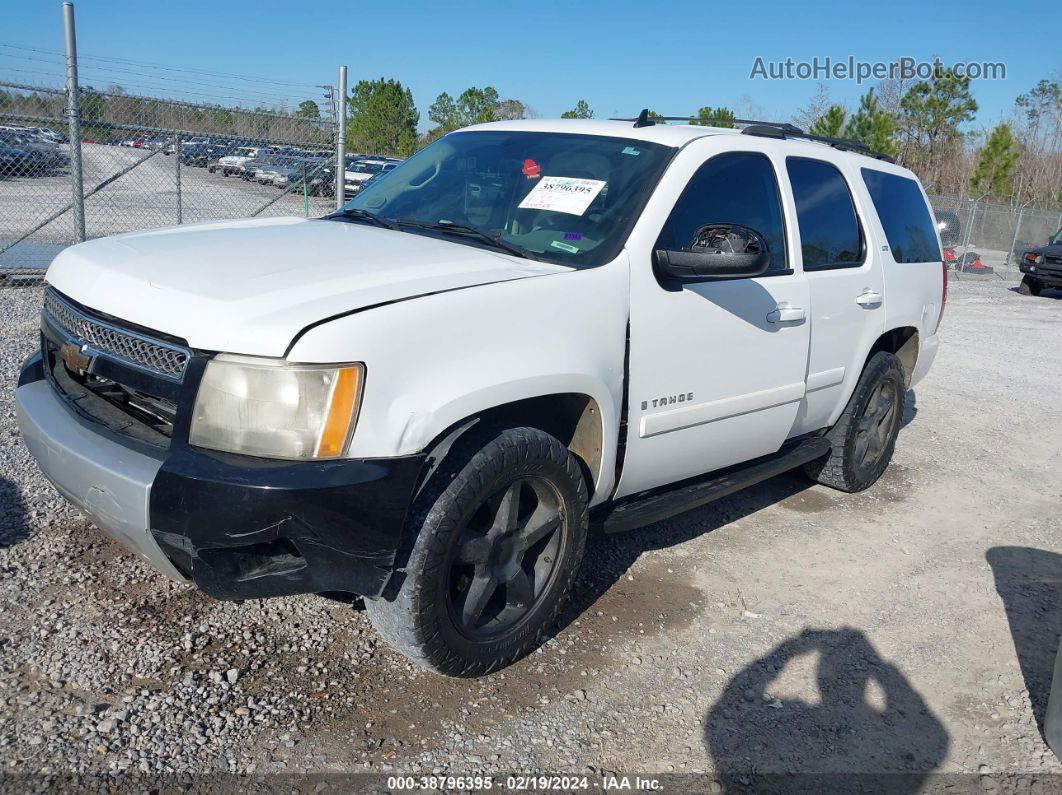 2007 Chevrolet Tahoe Ltz Белый vin: 1GNFK13057R239840