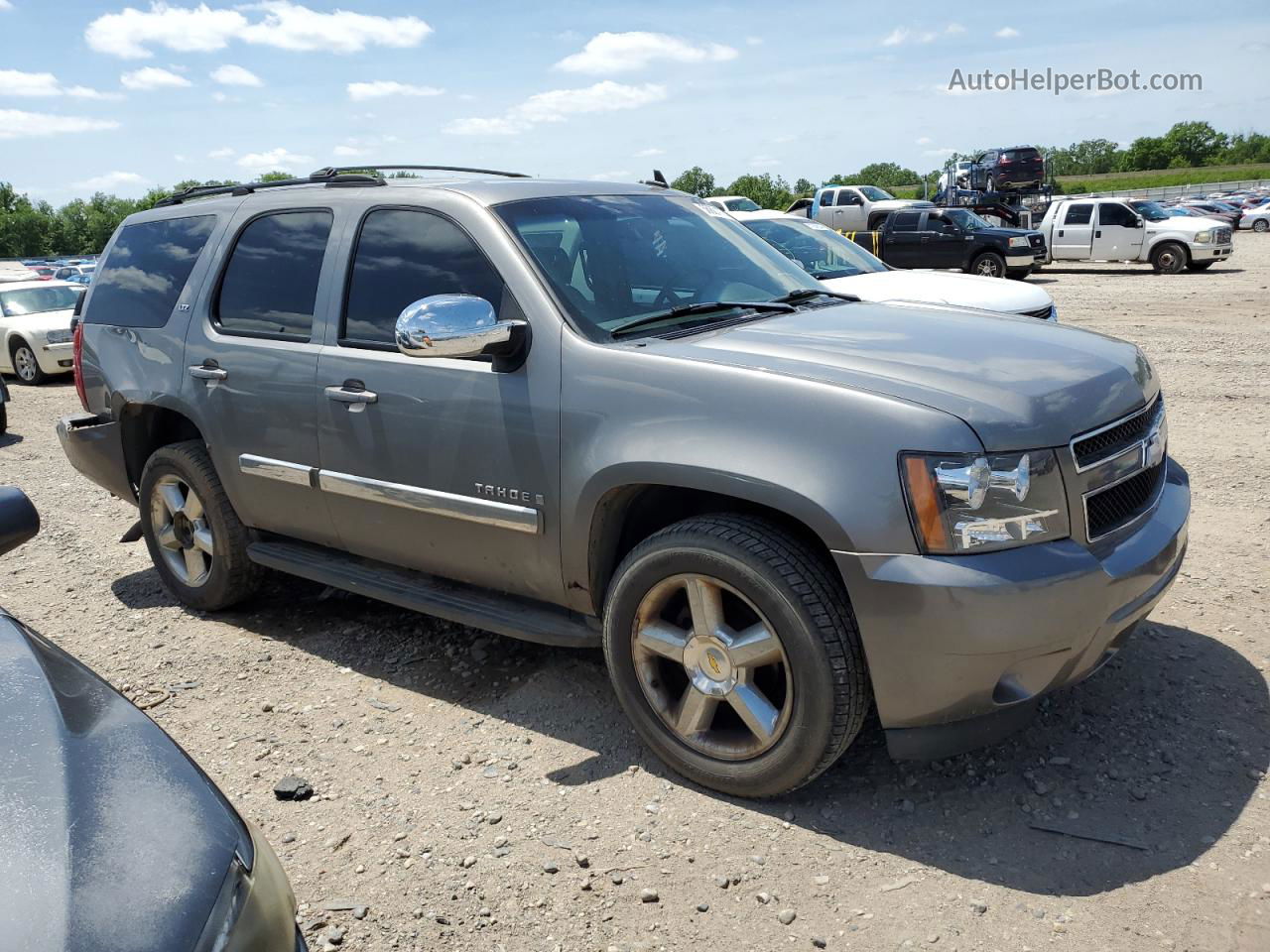 2007 Chevrolet Tahoe K1500 Gray vin: 1GNFK13067J111377